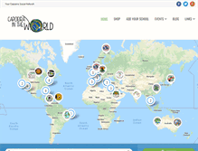 Tablet Screenshot of capoeiraintheworld.com